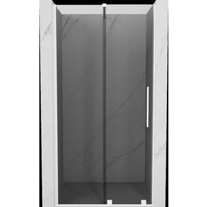 MEXEN/S - Velár posuvné sprchové dvere 90, grafit, biela 871-090-000-41-20 vyobraziť