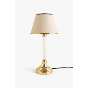 Stolní lampa Deni béžová/zlatá vyobraziť