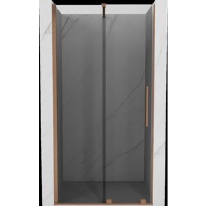 MEXEN/S - Velár posuvné sprchové dvere 90, grafit, meď kartáčovaná 871-090-000-41-65 vyobraziť