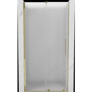 MEXEN/S - Velár posuvné sprchové dvere 100, dekor, zlatá 871-100-000-31-50 vyobraziť