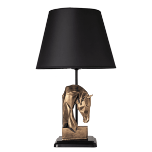 Stolní lampa Horses černá/bronzová vyobraziť