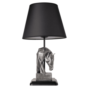 Stolní lampa Horses černá/stříbrná vyobraziť