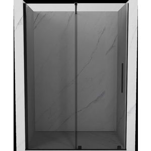 MEXEN/S - Velár posuvné sprchové dvere 130, grafit, čierna 871-130-000-41-70 vyobraziť