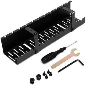 Stolní polička na kabely Almada černá vyobraziť