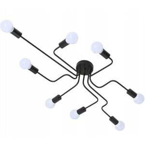 Stropné svietidlo AGARO 8 čierne vyobraziť