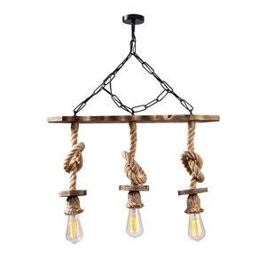 Stropné svietidlo Erebos XV hnedé vyobraziť