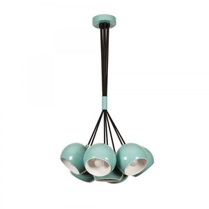 Stropné svietidlo Nivos tyrkysové vyobraziť