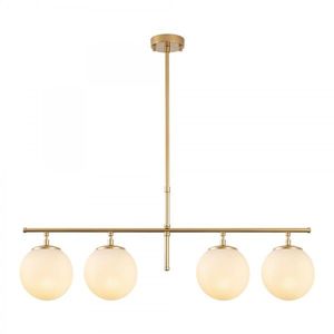 Stropné svietidlo Roe zlaté/biele vyobraziť