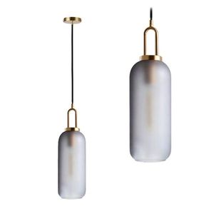 Stropné svietidlo Tuba sivé vyobraziť