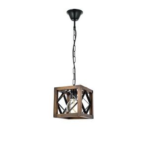 Stropní svítidlo ZIKZAK II habrové dřevo ořech/černé vyobraziť