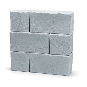 Sud na dešťovou vodu Stones Block 400 l světle šedý vyobraziť