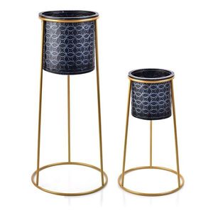 Súprava 2 vzorovaných kvetináčov SWEN vyobraziť