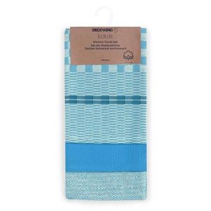 Súprava 3 utierok DecoKing Zechi modro-biela vyobraziť