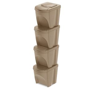 Súprava 4 odpadkových košov Soorti ECO na triedený odpad 4 x 25 l vyobraziť