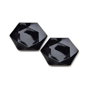 Súprava dezertných tanierikov RALPH 2 ks čierna vyobraziť