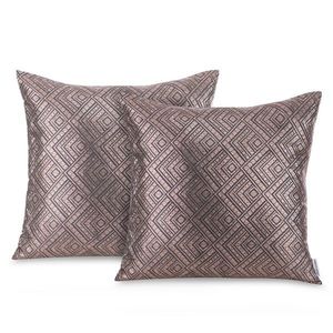Súprava dvoch obliečiek na vankúš AmeliaHome Caspe tmavosivá vyobraziť