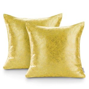 Súprava dvoch obliečiek na vankúš AmeliaHome Glamour Veras žltá vyobraziť