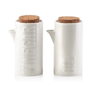 Súprava karafy na olej a ocot Modern Life 200ml biela vyobraziť