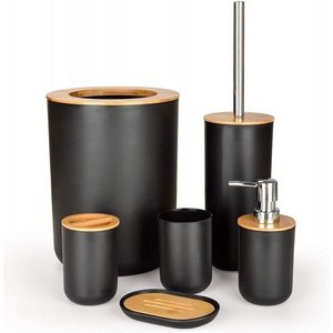 Súprava kúpeľňových doplnkov TIMOR čierna vyobraziť