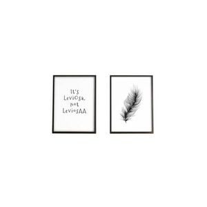 Súprava nástenných obrazov Potter 36x51 cm 2 ks biela vyobraziť