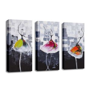 Súprava obrazov DANCERS 3 ks viacfarebná vyobraziť