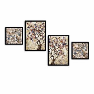 Súprava obrazov Elosa 4 ks béžová vyobraziť