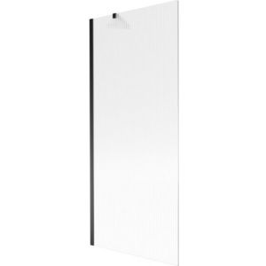 MEXEN/S - Next vaňová zástena FIX 80 x 150, prúžky, čierna 895-080-000-00-09-70 vyobraziť