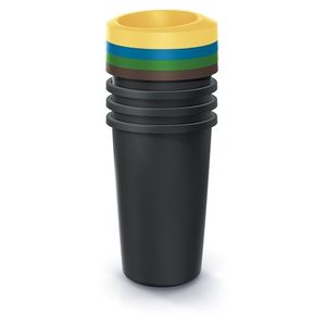 Súprava odpadkových košov COMPACTO II 4x25 L čierna vyobraziť