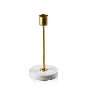 Svietnik Cedric Marble 7, 5 cm zlatý vyobraziť