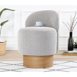 Taburet BARREN šedý vyobraziť