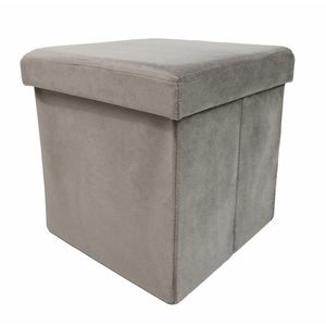 Taburet Skora béžový vyobraziť