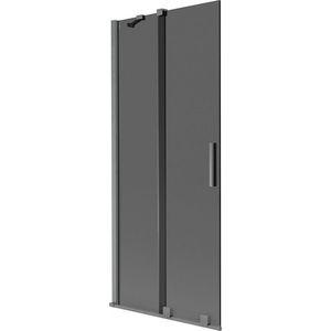 MEXEN/S - Velar dvojkrídlová posuvná vaňová zástena 80 x 150, grafit, grafit kartáčovaná 896-080-000-41-66 vyobraziť