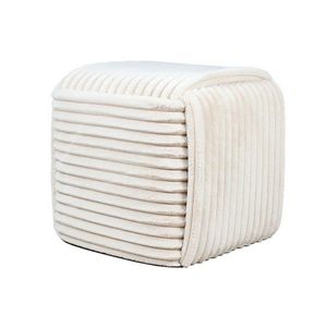 Taburet WIKI 43x43x38 cm krémově bílý vyobraziť