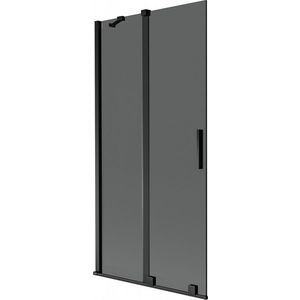 MEXEN/S - Velar dvojkrídlová posuvná vaňová zástena 90 x 150, grafit, čierna 896-090-000-41-70 vyobraziť