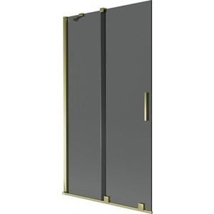 MEXEN/S - Velar dvojkrídlová posuvná vaňová zástena 100 x 150, grafit, zlatá 896-100-000-41-50 vyobraziť