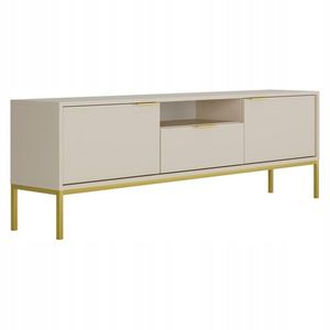 Televizní stolek Austin 175 cm kašmír/zlatý vyobraziť