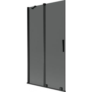MEXEN/S - Velar dvojkrídlová posuvná vaňová zástena 100 x 150, grafit, čierna 896-100-000-41-70 vyobraziť