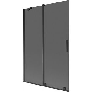 MEXEN/S - Velar dvojkrídlová posuvná vaňová zástena 120 x 150, grafit, čierna 896-120-000-41-70 vyobraziť