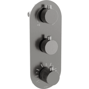 Termostatická batéria MEXEN KAI vaňa-sprcha grafit vyobraziť