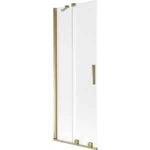 MEXEN/S - Velar dvojkrídlová posuvná vaňová zástena 70 x 150, dekor, zlatá 896-070-000-31-50 vyobraziť