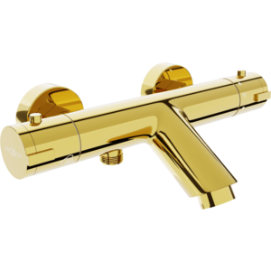 Termostatická vaňová batéria MEXEN KAI zlatá vyobraziť