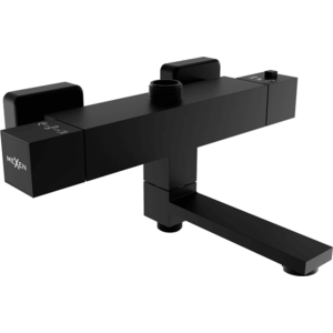 Termostatická vaňovo - sprchová batéria MEXEN CUBE čierna vyobraziť