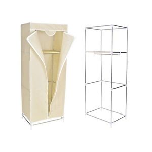 Textilný šatník Frida - béžový vyobraziť