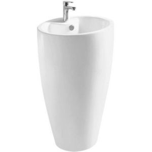 MEXEN - Orklá voľne stojace umývadlo 50 x 38, biela 26065000 vyobraziť