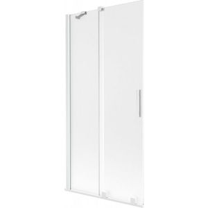 MEXEN/S - Velar dvojkrídlová posuvná vaňová zástena 90 x 150, dekor, biela 896-090-000-31-20 vyobraziť