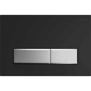 Toaletné tlačidlo Mexen Fenix 09 - 600997 čierna/chróm vyobraziť