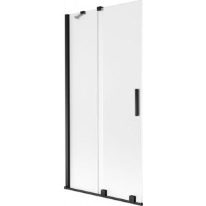 MEXEN/S - Velar dvojkrídlová posuvná vaňová zástena 90 x 150, dekor, čierna 896-090-000-31-70 vyobraziť