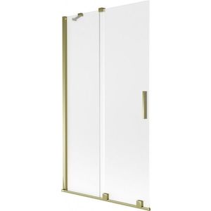 MEXEN/S - Velar dvojkrídlová posuvná vaňová zástena 100 x 150, dekor, zlatá 896-100-000-31-50 vyobraziť