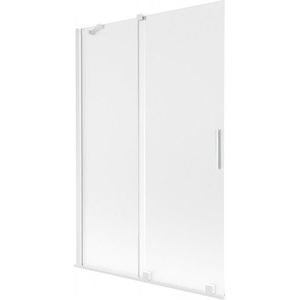 MEXEN/S - Velar dvojkrídlová posuvná vaňová zástena 120 x 150, dekor, biela 896-120-000-31-20 vyobraziť