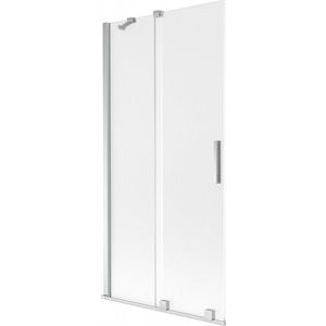 MEXEN/S - Velar dvojkrídlová posuvná vaňová zástena 95 x 150, dekor, chróm 896-095-000-31-01 vyobraziť